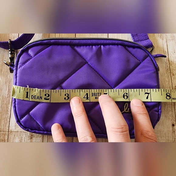 Lug Coupe SE Crossbody Bag Convertible Belt Fanny Pack Violet Purple Nylon NWOT - Picture 6 of 8